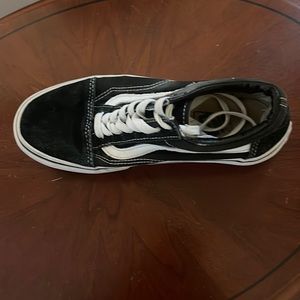 Black vans sneakers.  Slightly used but in great shape